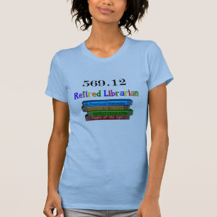 T-shirt Bibliothécaire retraité 569,0 (système décimal