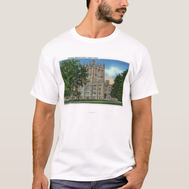 T-shirt Bibliothèque commémorative de Thompson, université (Devant)