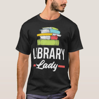 T-shirt Bibliothèque Drôle des femmes Bibliothèque Lady Bi