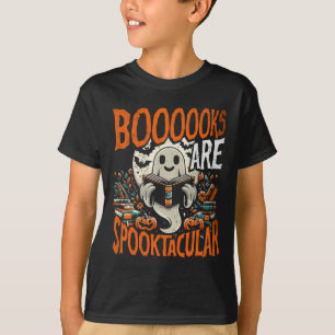 T-shirt Bibliothèque Halloween Shirt Book Lover Design des