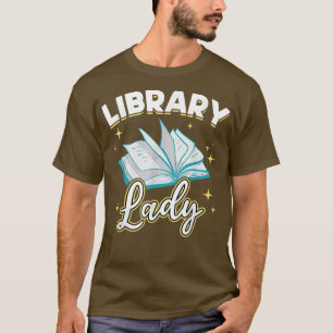 T-shirt Bibliothèque Lady Bibliothécaire Lecteur Louvain l