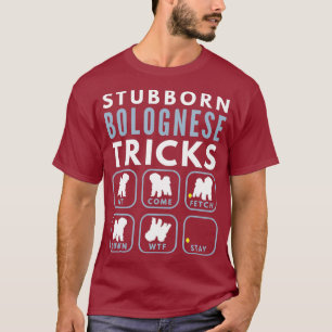 T-shirt Bichon Bolognais têtu - Entraînement de chien