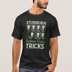 T-shirt Bichon-né Bichon Frise Tricks Bichon Frise Proprié