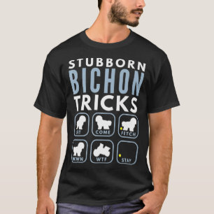 T-shirt Bichon têtu Tricks - Entraînement des chiens