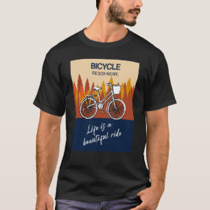 T-shirt Bicycle Freedom Machine Life est une belle balade