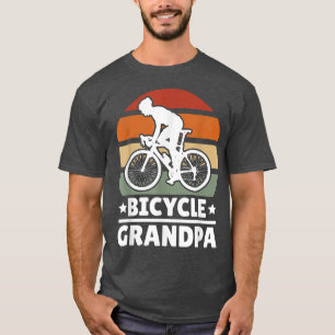T-shirt Bicycle Grandpa with a Bike