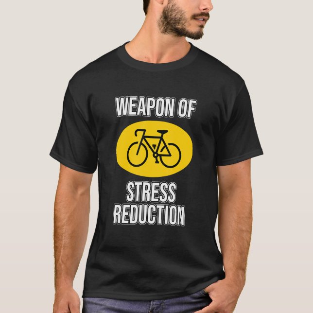 T-shirt Bicycle Stress Réduction Vélo Cyclisme Ridi (Devant)