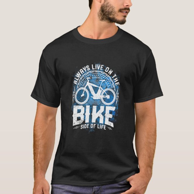 T-shirt Bicyclette électrique dire Motif cyclisme E Bi (Devant)
