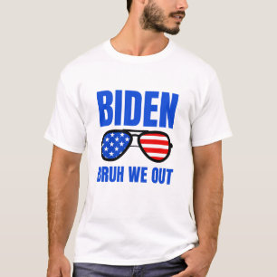 T-shirt Biden 2024 Élections 2024 Bruh We Out Funny Joe Bi