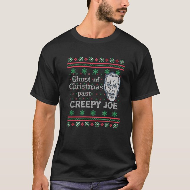T-shirt Biden Christmas Passé drôle Politique Vilain Noël (Devant)