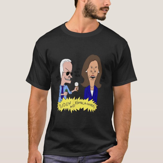 T-shirt Biden Et Kamala-Harris Parodie (Devant)