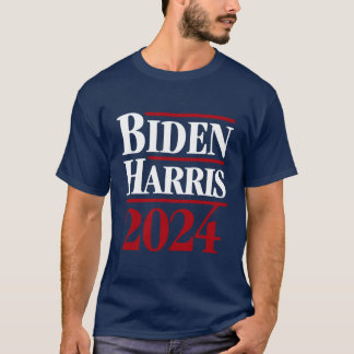T-shirt Biden Harris 2024 80's Style Vintage