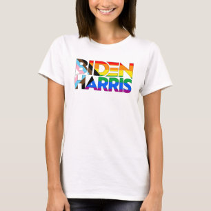 T-shirt Biden Harris Fierté LGBTQ+ Progrès