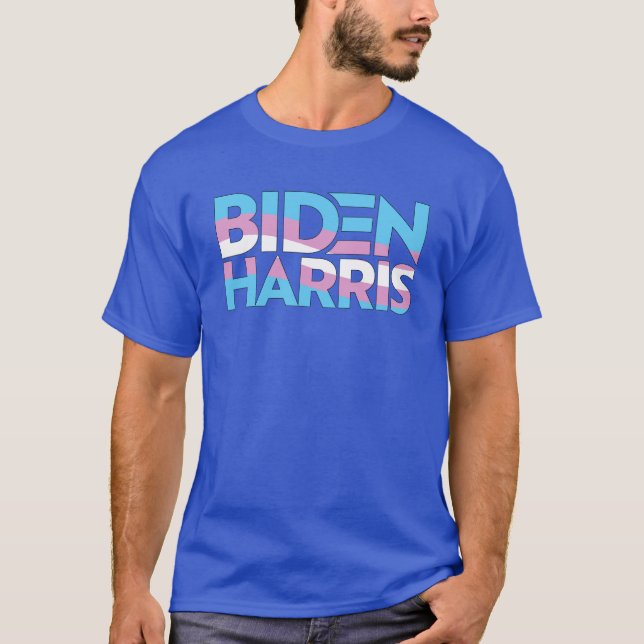 T-shirt Biden Harris Trans Pride (Devant)