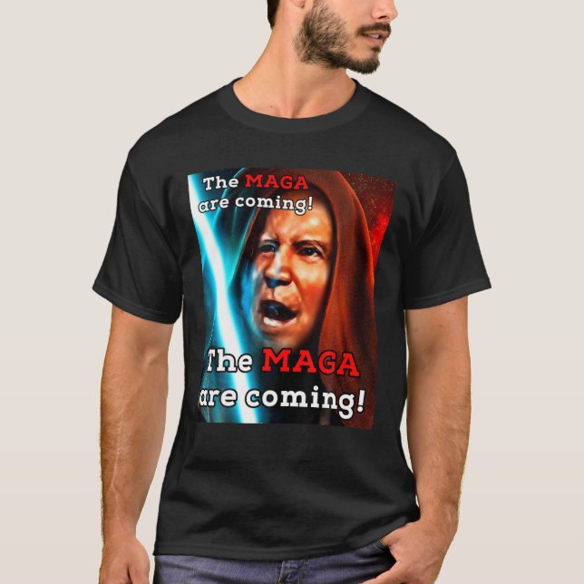 T-shirt Biden Midnight Ride MAGA Bientôt Costume Adulte (Devant)