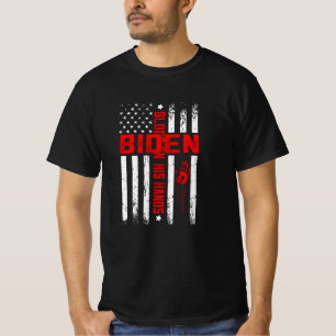 T-shirt Biden Sang Sur Ses Mains