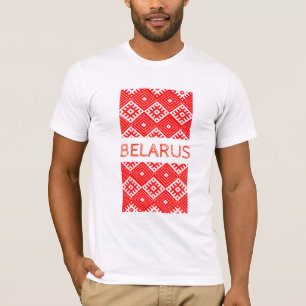 T-shirt Biélorussie Б е л а р у с Folk Motif T-Shi