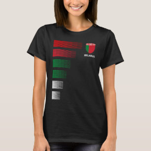 T-shirt Biélorussie Drapeau Emblem Patriotique Biélorusse