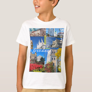 T-shirt Biélorussie Grodno City Architecture Г р о д н а о