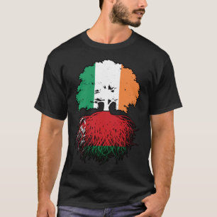 T-shirt Biélorussie Irlande Biélorusse Drapeau des racines