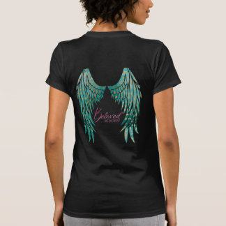 T-shirt Bien-aimée Psaume renaître 91:11 Écriture Ange Bib