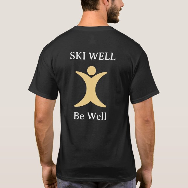 T-Shirt Bien Faire Du SKI (Dos)