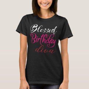 T-shirt Bienheureux Anniversaire Diva Paraphernalia Sorori