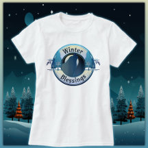 Bienheureux d'hiver Loup et insigne de lune