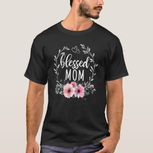 T-shirt Bienheureux Maman Tee - shirts Pour Femmes Décorat