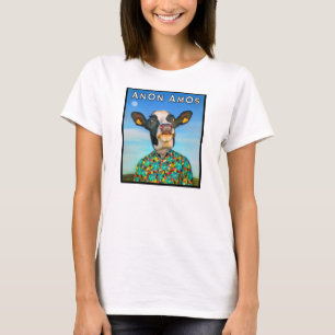 T-shirt Bientôt AMOs - Vache à concepteur - polychrome