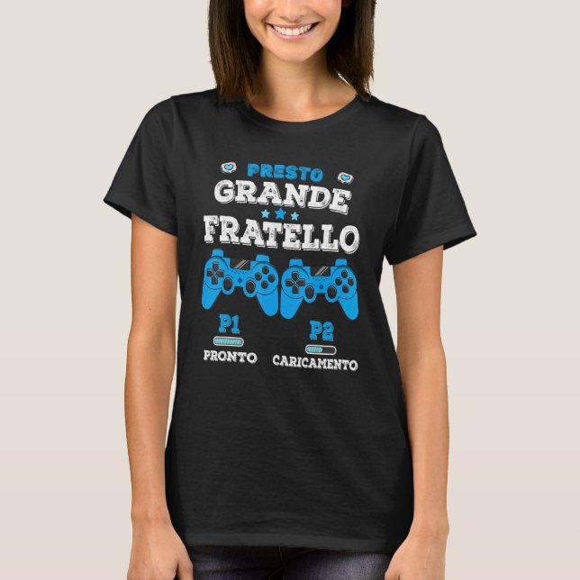 T-shirt Bientôt Big Brother Grother Faire-part jeu vidéo (Devant)