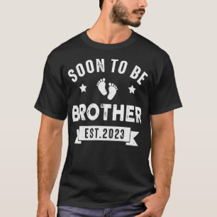T-shirt Bientôt Être Frère 2023 Première Fois Big Brother 