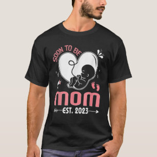 T-shirt Bientôt Être Maman Genre Révèle Maman Et Papa