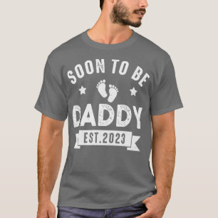 T-shirt Bientôt Être Papa 2023 Fête des pères Première Foi