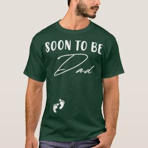 T-shirt Bientôt Être Papa D'Un Beau Bébé Tee Girl Genre
