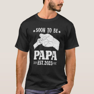 T-shirt Bientôt Être Papa Est 2023 Grossesse Faire-part