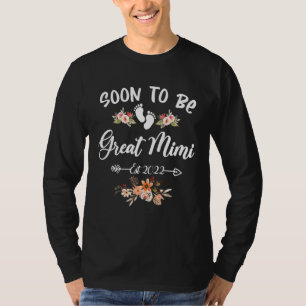 T-shirt Bientôt Être Une Grande Révélation De Sexe Mimi