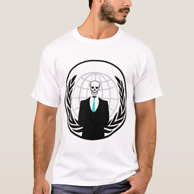 T-shirt Bientôt logo avec la tête de crâne (Devant)