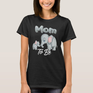 T-shirt Bientôt Maman Sera Éléphant Pour Le Sexe Baby show
