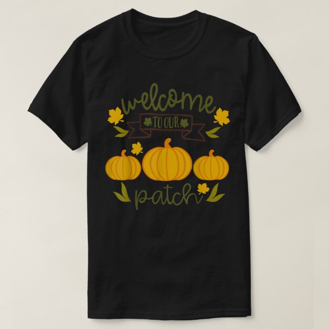 T-shirt Bienvenue À Automne (Design devant)