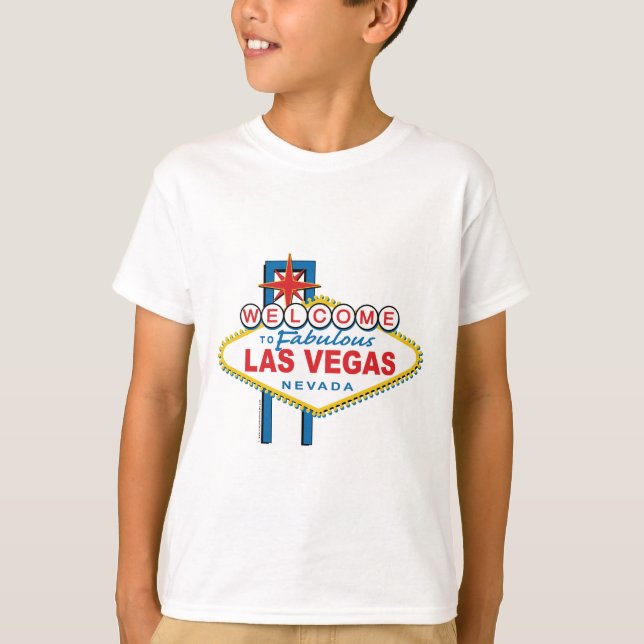 T-shirt Bienvenue à Fabulous Las Vegas (Devant)