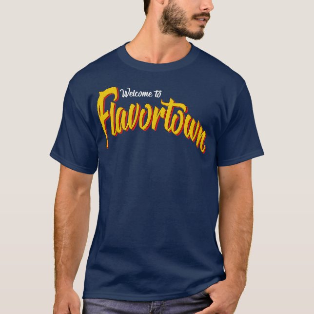 T-shirt Bienvenue à Flavortown (Devant)