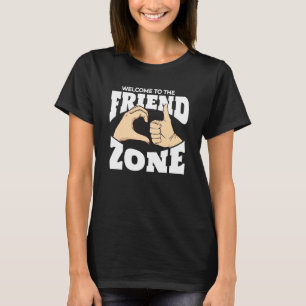 T-shirt Bienvenue À Friend Zone Hand Gestures Friendzon