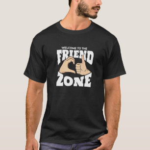 T-shirt Bienvenue À Friend Zone Hand Gestures Friendzon