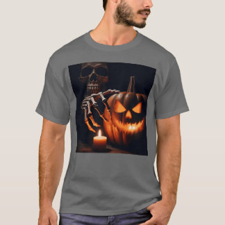T-shirt Bienvenue à Halloween amis