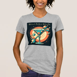 T-shirt Bienvenue À L'Âge Spatiale Atomic Martini Club