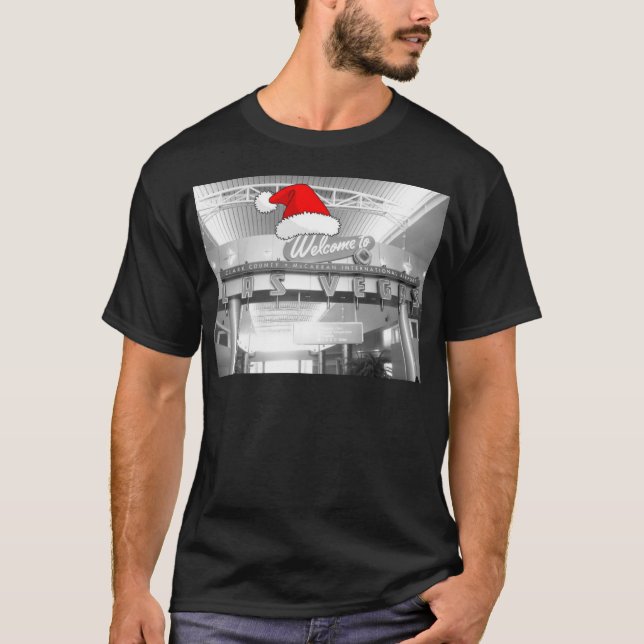 T-shirt Bienvenue à Las Vegas Christmas (Devant)