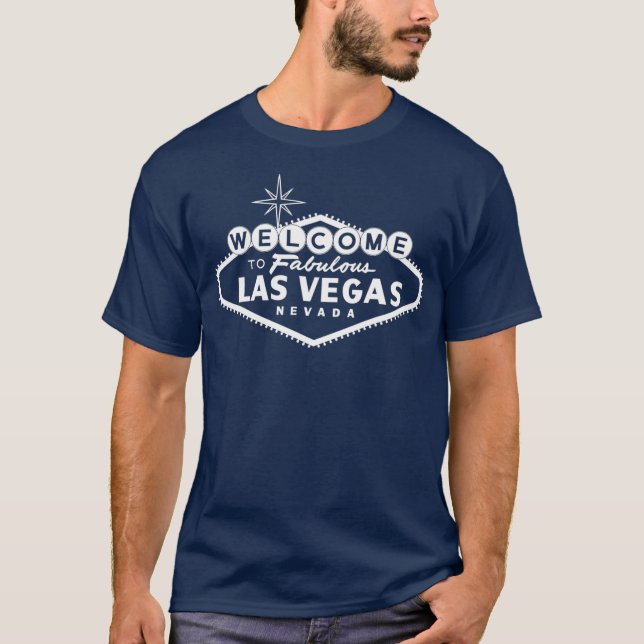 T-shirt Bienvenue à Las Vegas Nevada Fabulous Sign (Devant)