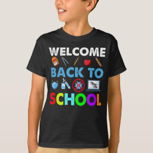 T-shirt Bienvenue À L'École - Drôle Enseignant Retour À