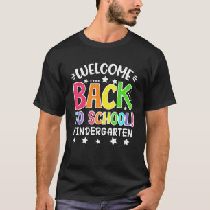T-shirt Bienvenue À L'École Maternelle Enseignants Étudiés